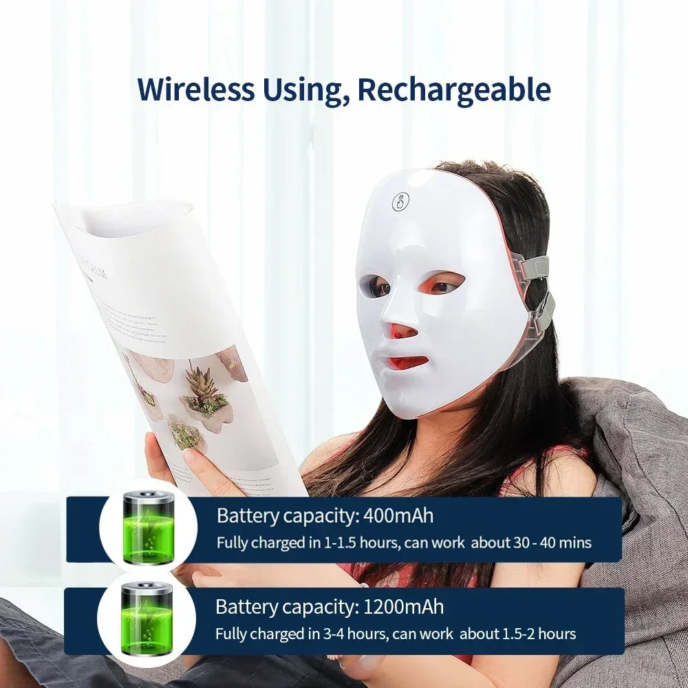 GlowSpectrum  7-Color LED Therapy Mask